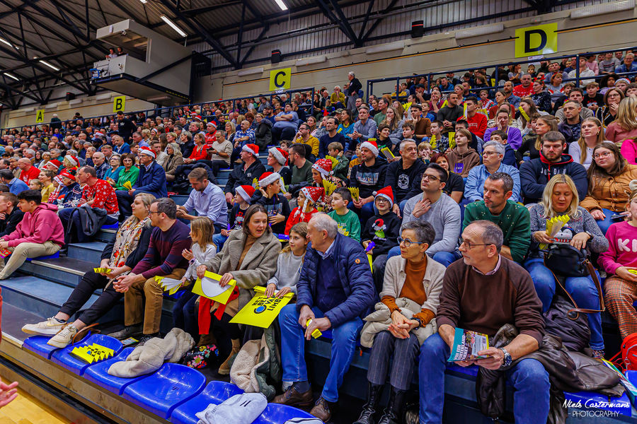 Geen winst tijdens onze Warmste Kerstwedstrijd tegen RSW Liege Basket